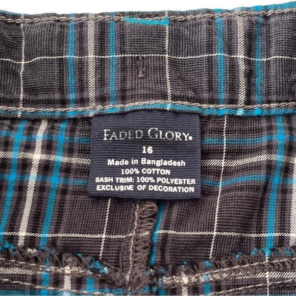 Y2K Girls’ Plaid School Girl Academia Grunge Skirt with Polka Dot Sash Size 16 - Picture 7 of 12